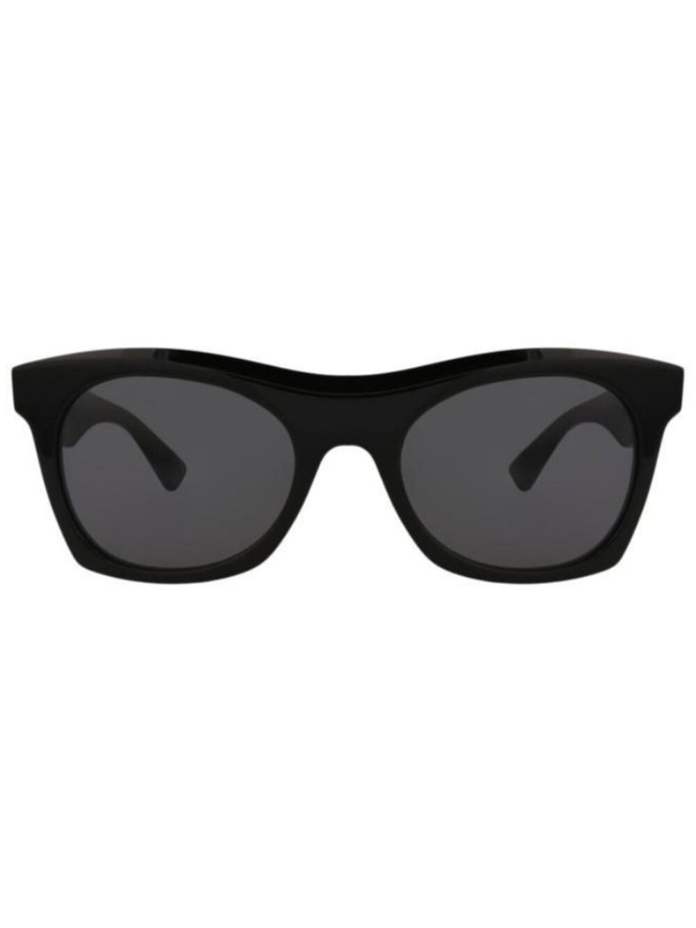 New Bottega Veneta Unisex Square/Rectangle Black Black Grey Fashion Designer Sun